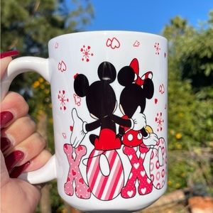 Mickey and Minnie, Valentine XOXO coffee mug 15oz